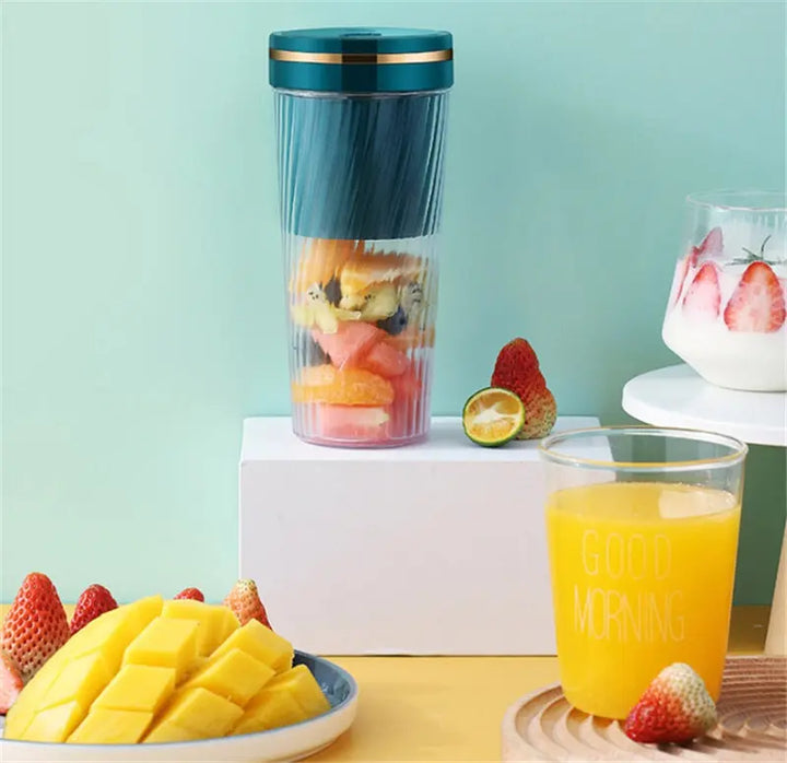 Portable Blender Mini Home Fruit Juicer Cup Wireless USB Electric Fruit Juice Machine EcoCampers