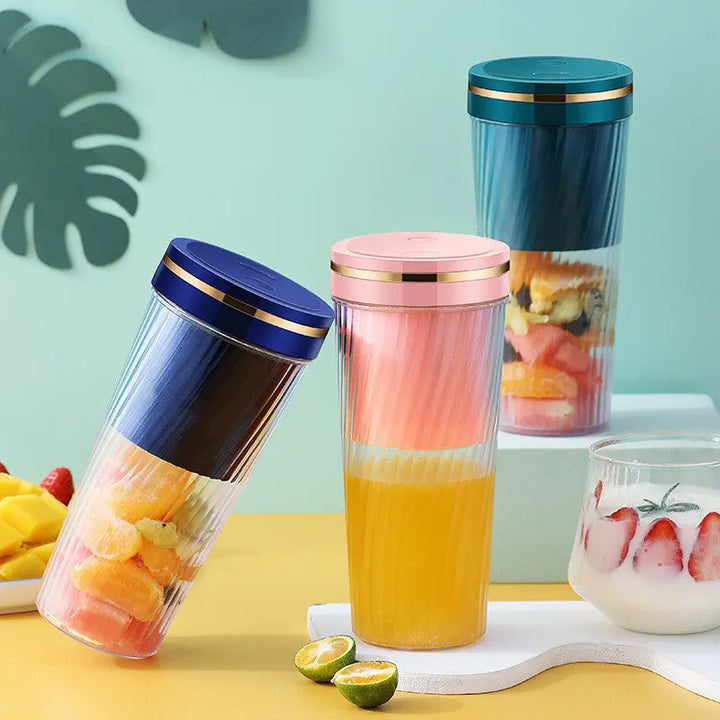 Portable Blender Mini Home Fruit Juicer Cup Wireless USB Electric Fruit Juice Machine EcoCampers