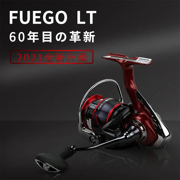 2021 NEW Daiwa Fuego CS LT Spinning Fishing Reel  Baitcasting Reel 6+1BB Max Drag 12KG Spinning Wheel EcoCampers