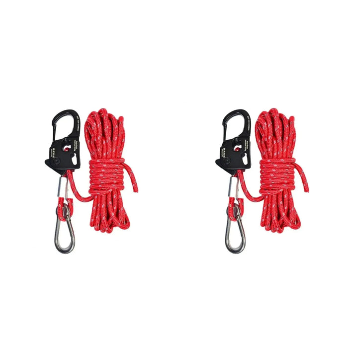 Camping Accessories Durable Aluminum Alloy Tent Rope Tensioner For Strong Load-bearing Lightweight Portable Cord Adjustment EcoCampers