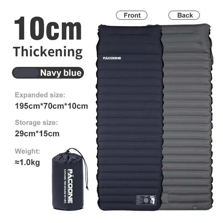 Ultralight Self-inflating Air Mattress Thicken Sleeping Pad Splicing Inflatable Bed Beach Picnic Mat Camping Tent Air Cushion EcoCampers