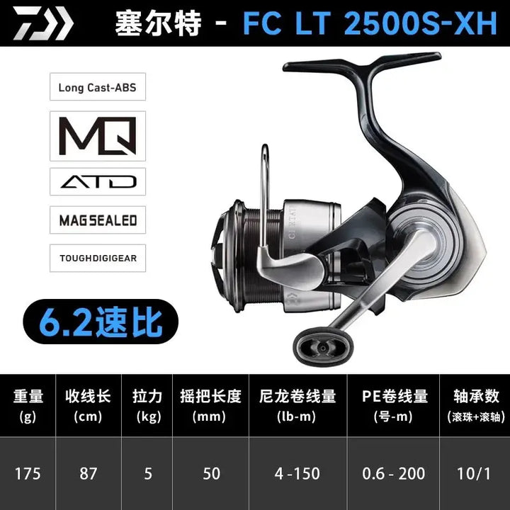 2024 NEW Original DAIWA CERTATE 4.9:1/5.1:1/5.2:1/6.2:1 Max Drag 12kg 12+1BB Saltwater Spinning Fishing Reel Made In Japan EcoCampers