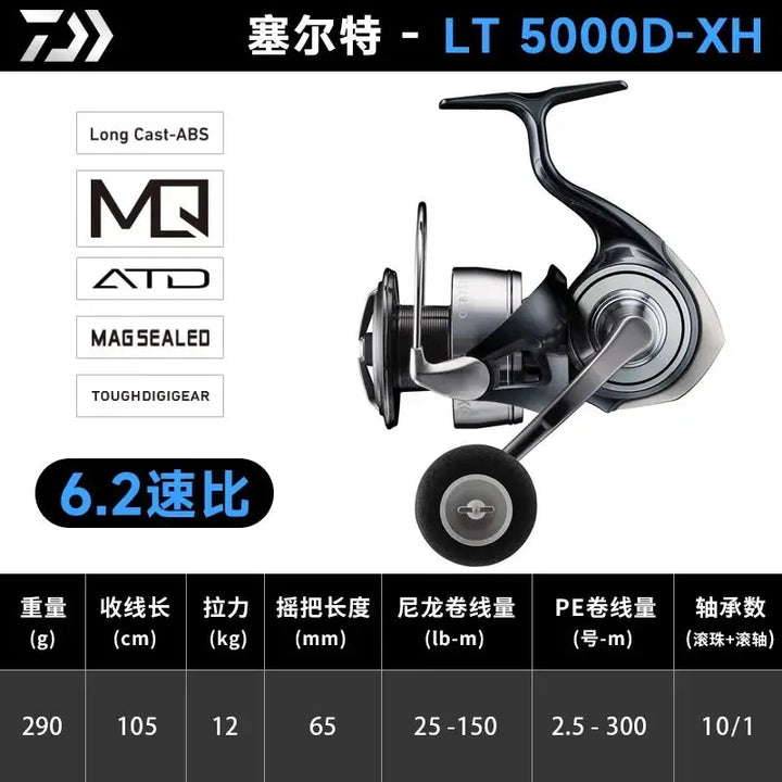 2024 NEW Original DAIWA CERTATE 4.9:1/5.1:1/5.2:1/6.2:1 Max Drag 12kg 12+1BB Saltwater Spinning Fishing Reel Made In Japan EcoCampers