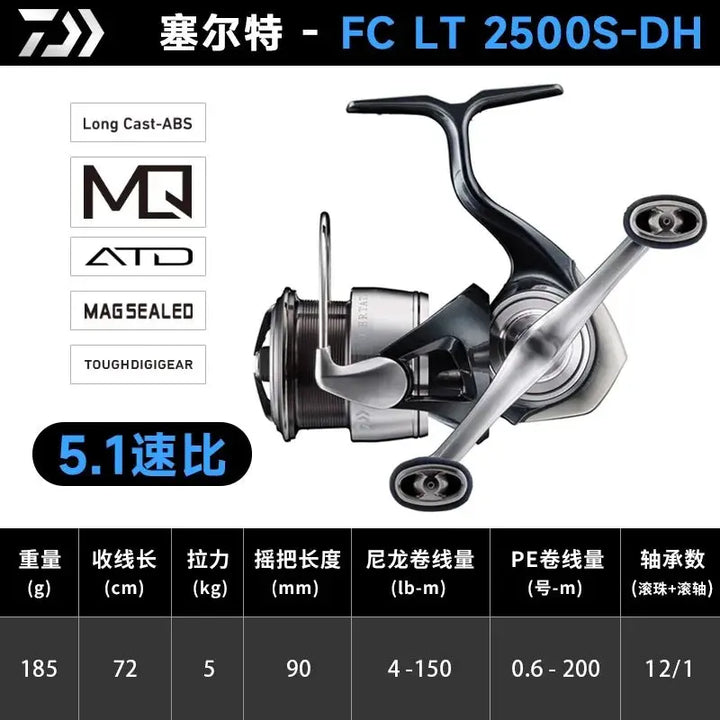 2024 NEW Original DAIWA CERTATE 4.9:1/5.1:1/5.2:1/6.2:1 Max Drag 12kg 12+1BB Saltwater Spinning Fishing Reel Made In Japan EcoCampers