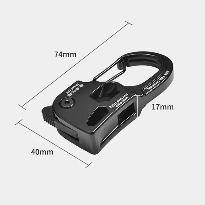 Tent Rope Tensioner Aluminum Alloy Rustproof Strong Load-bearing Lightweight Portable Tent Cord Adjuster Tent Accessories EcoCampers