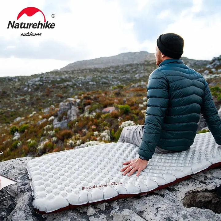 Naturehike Inflatable Mat Ultralight 5.8 High R Value Warm Sleeping Pad Portable Outdoor Camping Tent Single Moisture-proof Mats EcoCampers