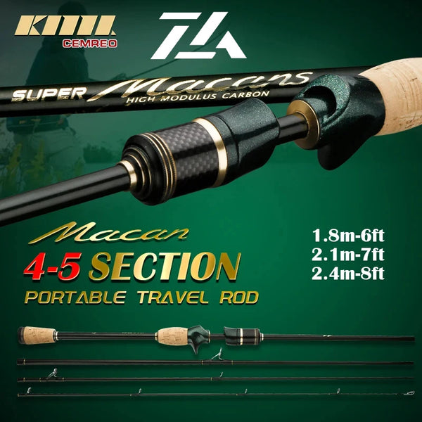 CEMREO Carbon Spinning For Fishing Casting Fishing Rods