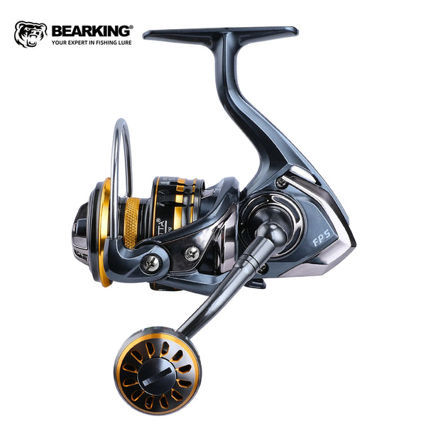 BEARKING brand New arrival Saltwater Fishing Reel Spinning 1000-6000 9+1BB 5.2:1 Max Drag 12KG Water-Proof Reels