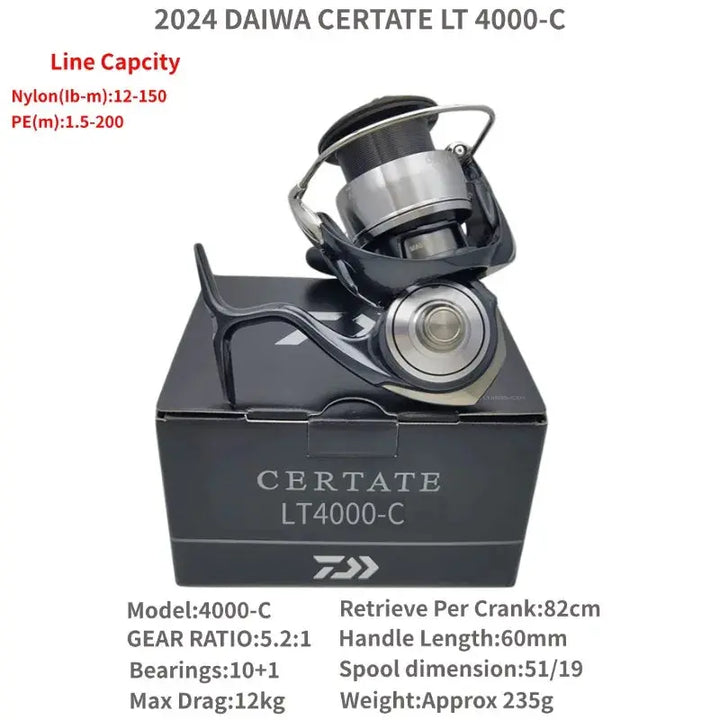 The 2024 Daiwa CERTATE FC LT 2000S-H 2000S-P 2500S 2500S-XH 2500S-DH CERTATE LT 2500 3000 4000-CXH 5000  Spinning Fishing Reels EcoCampers