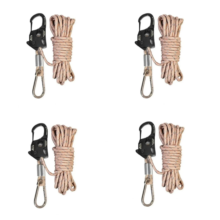 Camping Accessories Durable Aluminum Alloy Tent Rope Tensioner For Strong Load-bearing Lightweight Portable Cord Adjustment EcoCampers