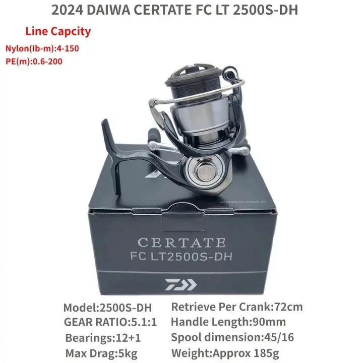 The 2024 Daiwa CERTATE FC LT 2000S-H 2000S-P 2500S 2500S-XH 2500S-DH CERTATE LT 2500 3000 4000-CXH 5000  Spinning Fishing Reels EcoCampers