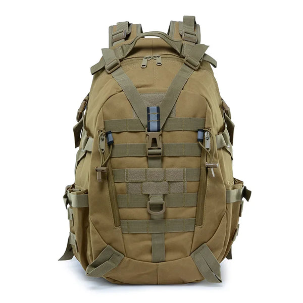 40L Camping Backpack Bag Travel Bags Tactical Outdoor Reflective Shoulder Bag