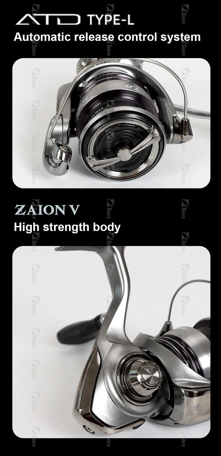 Daiwa Original 2023 New Exceler Lt Spinning Fishing Reel 5/1 Ball Bearings 5.2-6.2:1 Airdrive Rotor/Bail Zaion V Body Atd Type L EcoCampers