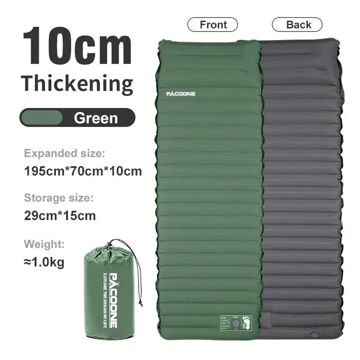 Ultralight Self-inflating Air Mattress Thicken Sleeping Pad Splicing Inflatable Bed Beach Picnic Mat Camping Tent Air Cushion EcoCampers